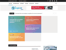 Tablet Screenshot of lelogiciellibre.net